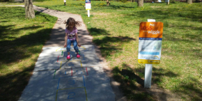 Ava on the Born Learning Trail