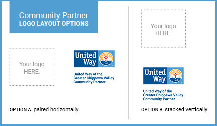 Community Partner Logo Layout Options