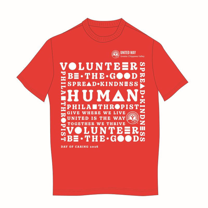 Day of caring T-shirt design