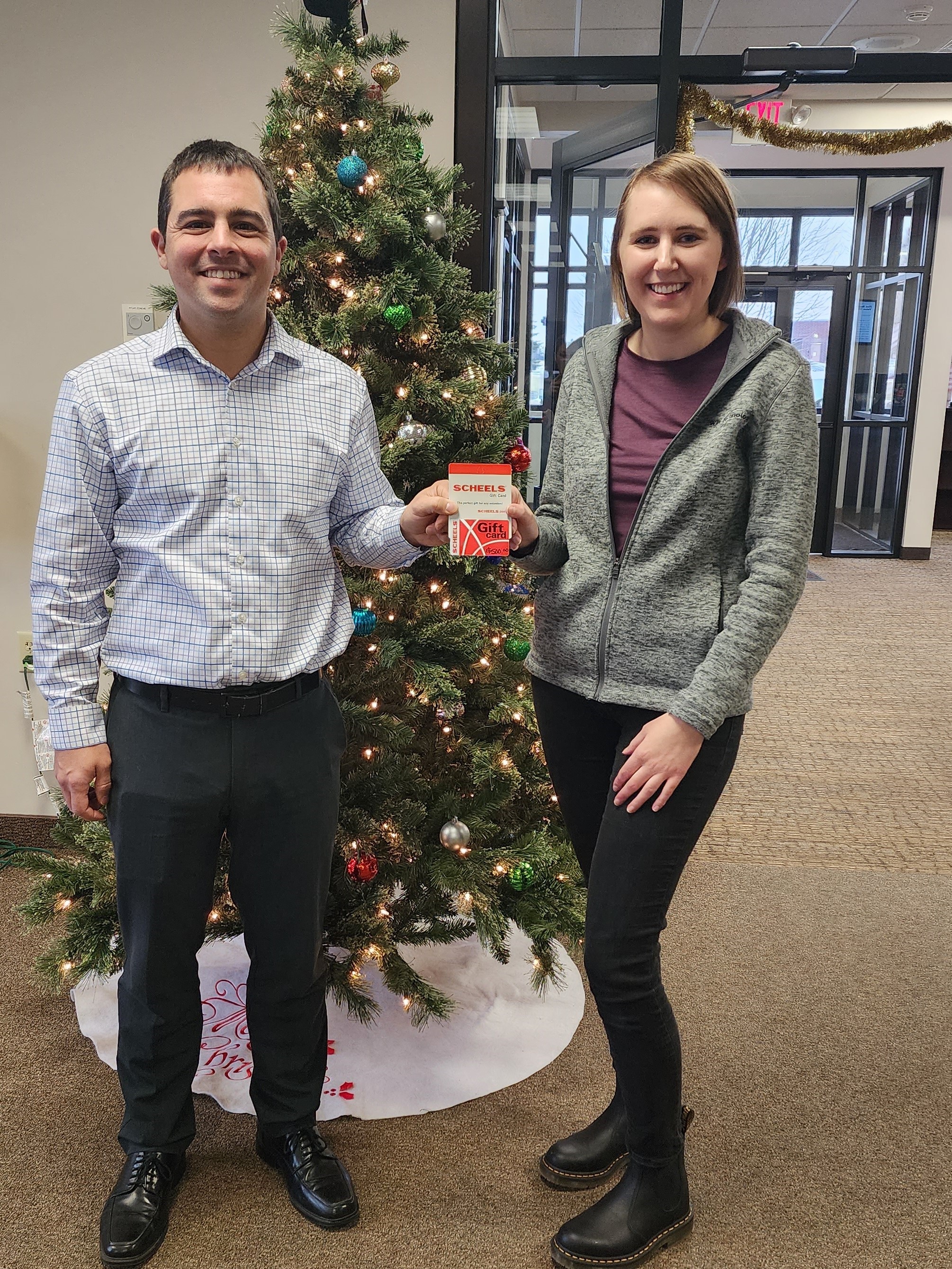 Karlee from WIN Technology won a $500 gift card to Scheels.