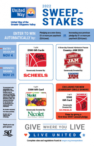 Sweepstakes Handout