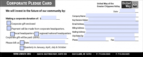 Corporate Pledge Card-Fillable